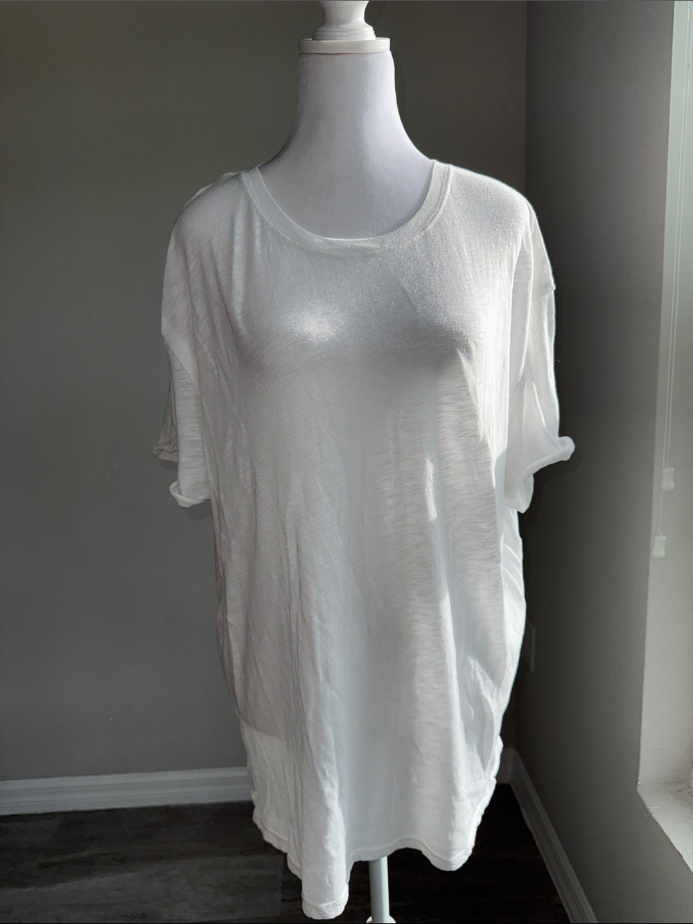 We The Free White Relaxed Crewneck Short Sleeve Tee